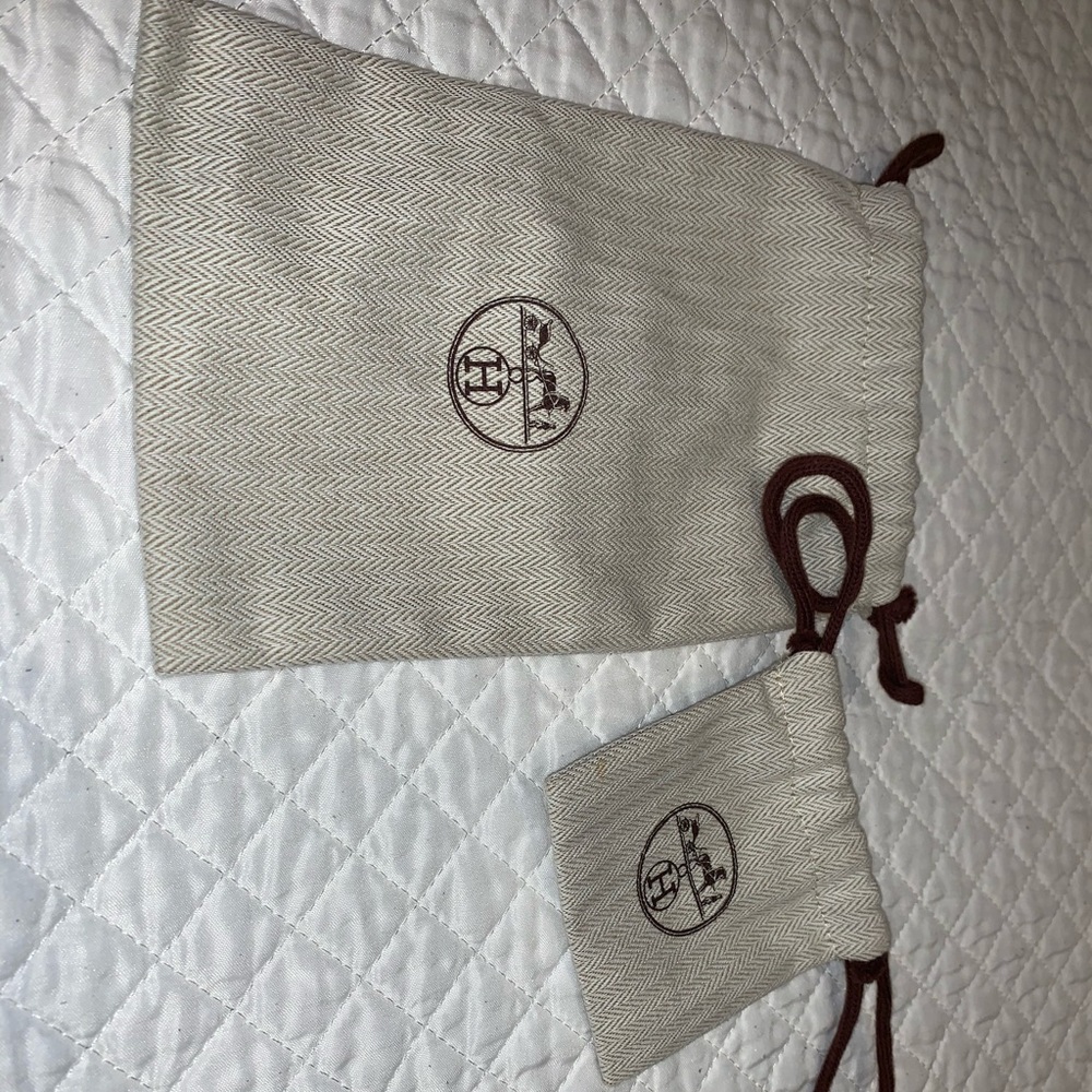 Hermès belt and accessories dust bag